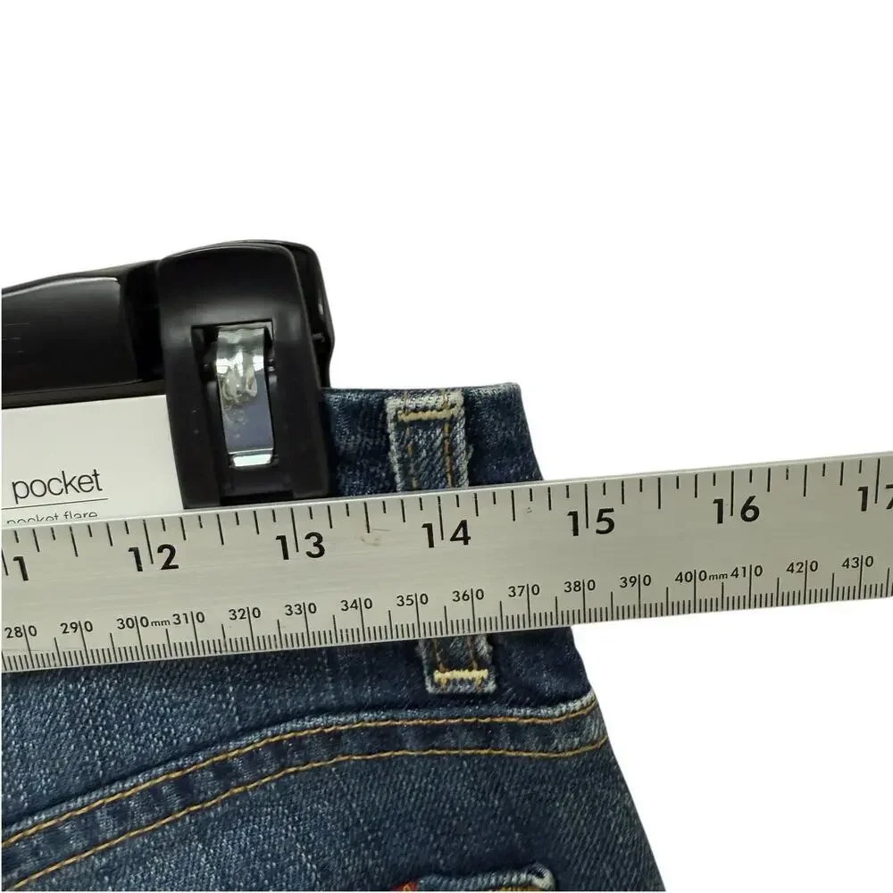 NWT 7 For All Mankind A Pocket Flare‎ Distressed Jeans Women’s Size 28